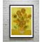 Vincent van Gogh Sunflowers ποστερ με κορνιζα
