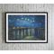 vincent van gogh poster ποστερ με κορνιζα Starry Night Over the Rhone
