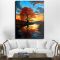 Sunset on the river ΠΙΝΑΚΑΣ ΣΕ ΚΑΜΒΑ CANVAS