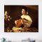 Caravaggio Michelangelo the lute player Πίνακας σε Καμβά