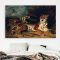 Eugene Delacroix A Young Tiger Playing with its Mother